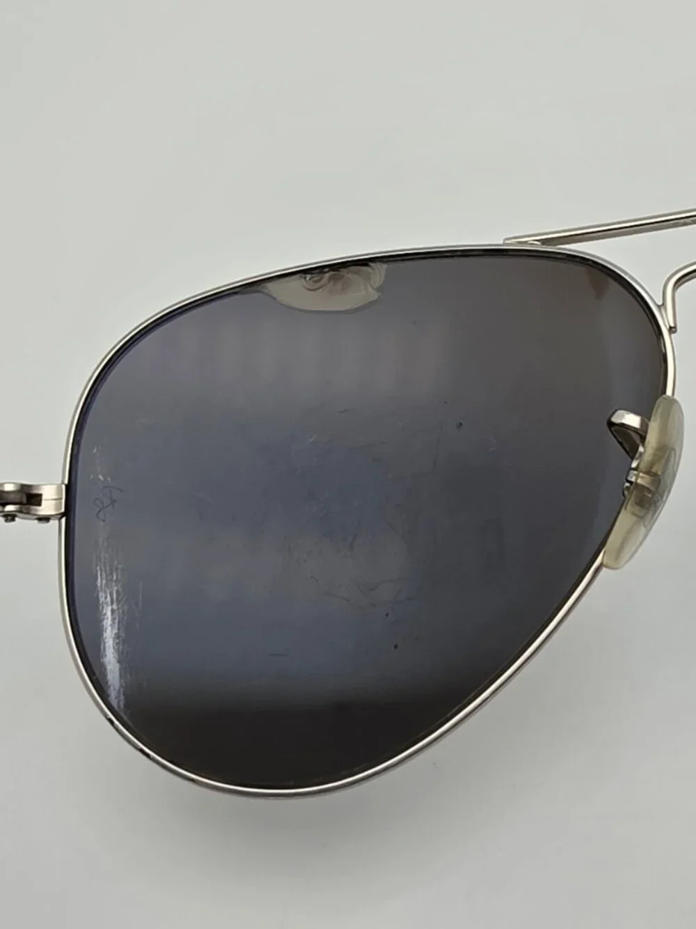 Ray-Ban RB3025 019/W3 Matte Silver Polarized Silver Mirror Aviator Sunglasses
